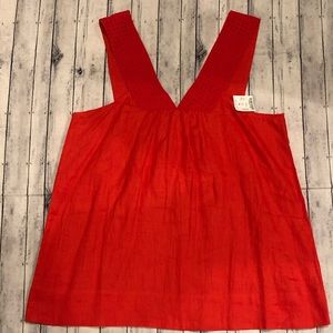 J.Crew Sleeveless Linen Top